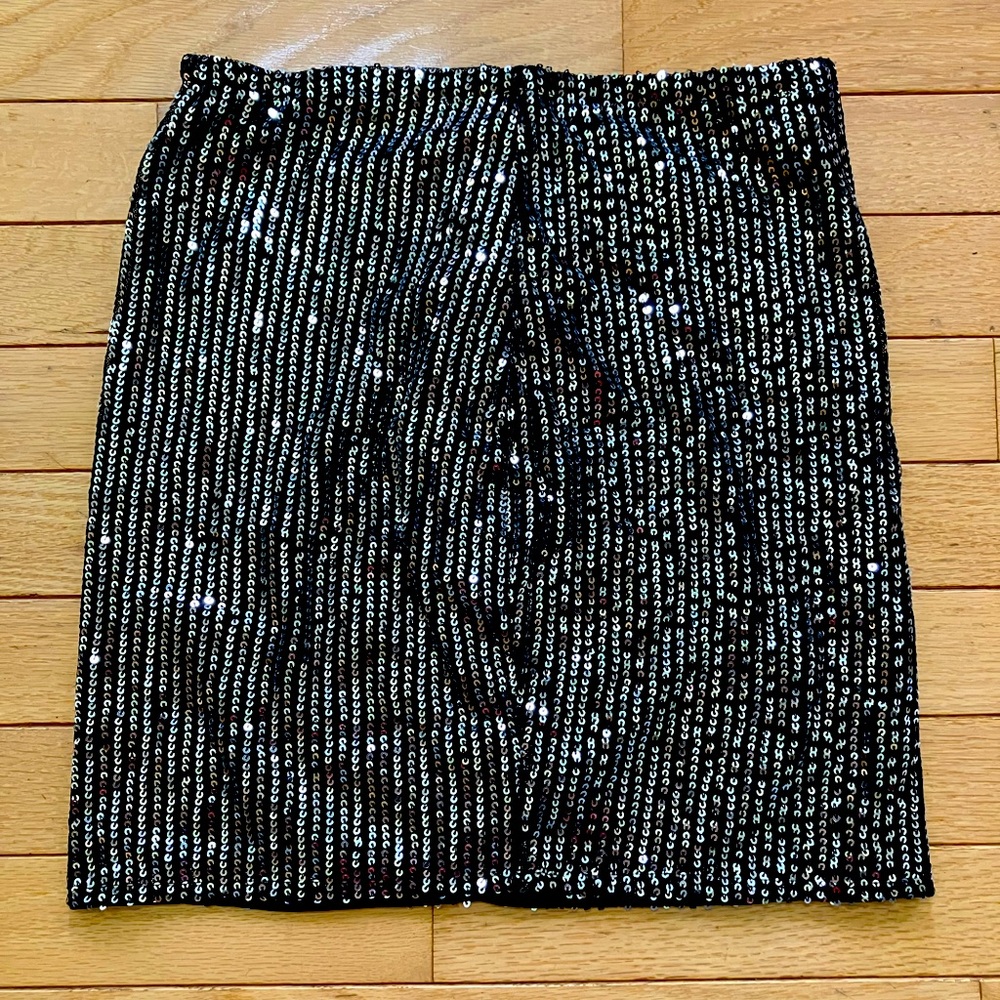 Black Sequin Skirt Never Been Worn